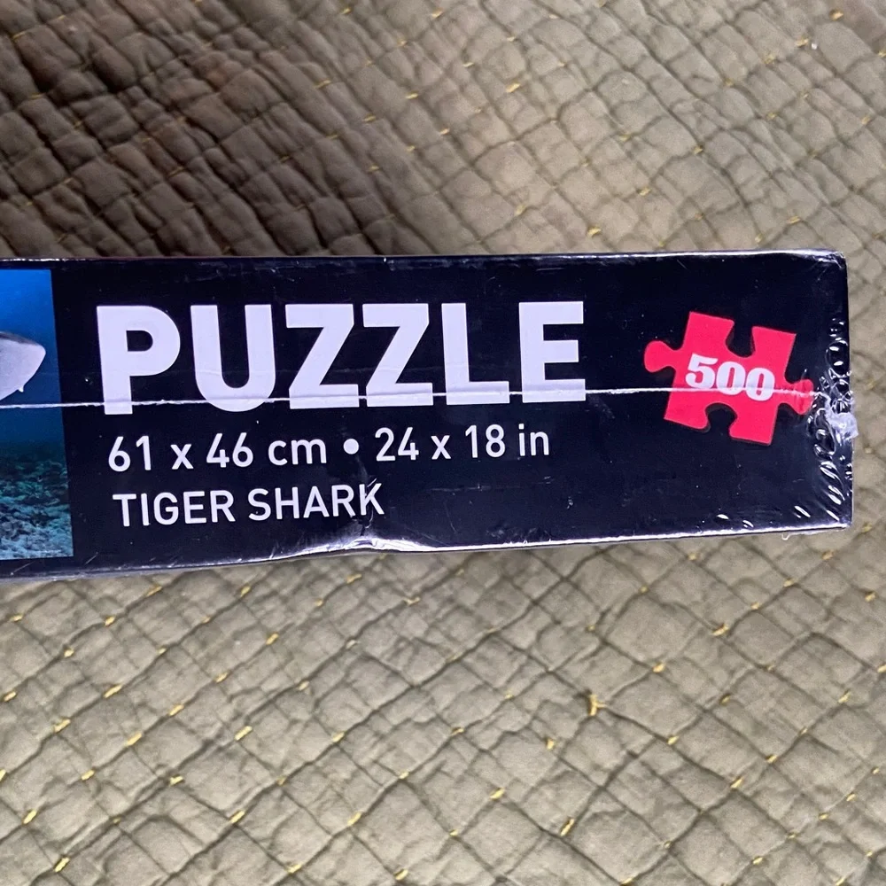 🏷️ National Geographic 3D 500 Pcs. Tiger Shark Puzzle Still Sealed Aged 6+ - Picture 3 of 11